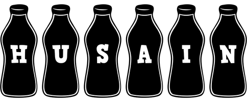 Husain bottle logo