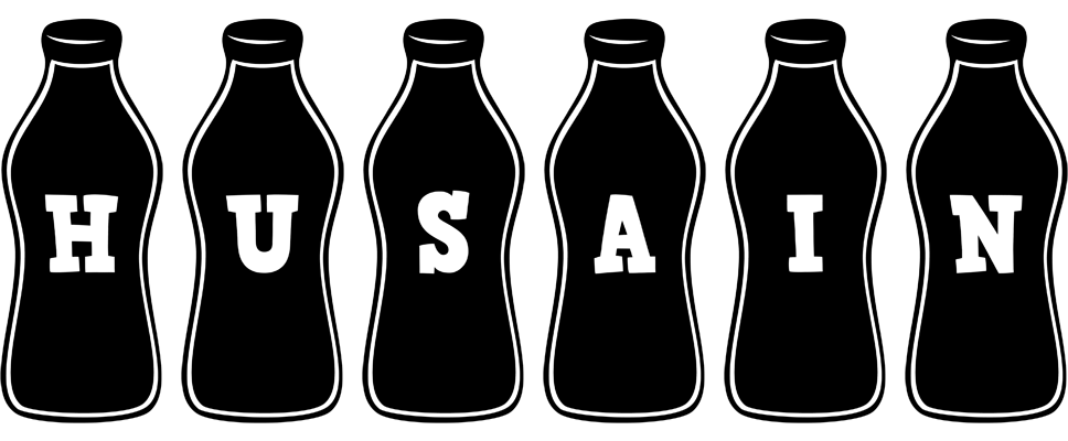 Husain bottle logo