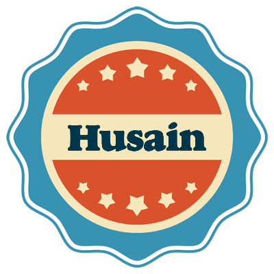 Husain labels logo