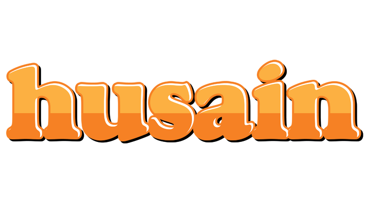Husain orange logo