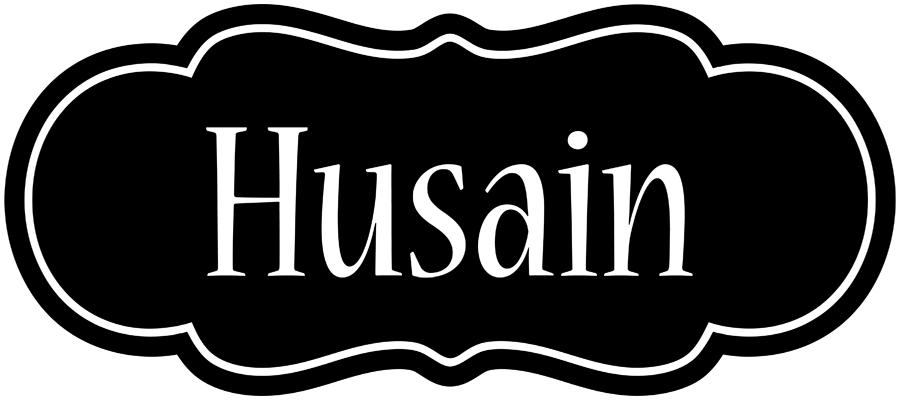 Husain welcome logo