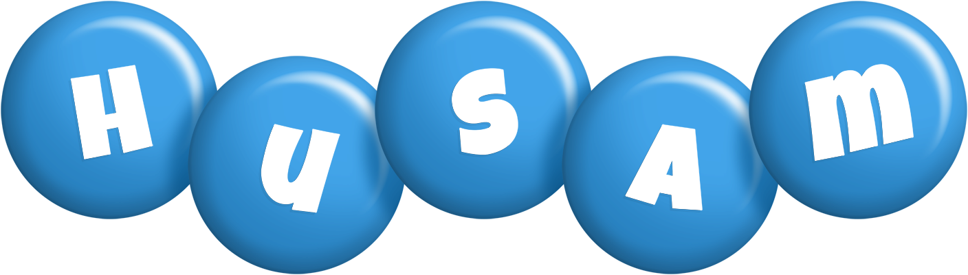 Husam candy-blue logo
