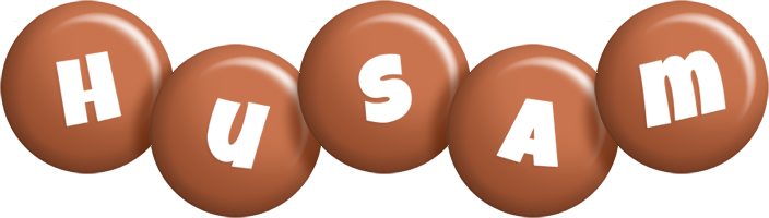 Husam candy-brown logo