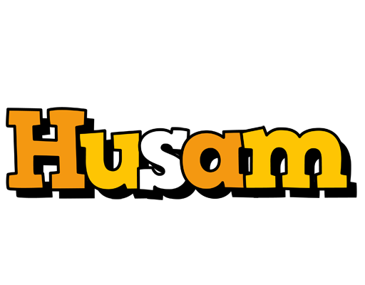 Husam cartoon logo