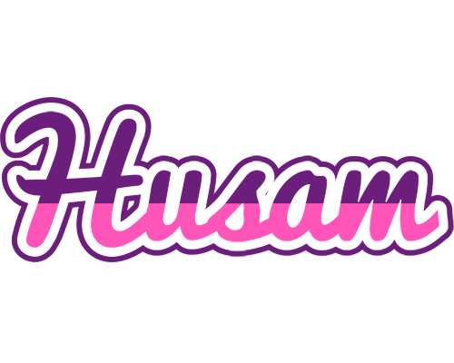 Husam cheerful logo