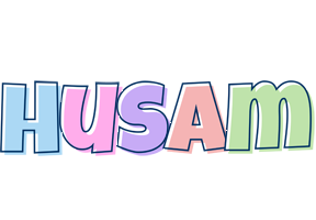 Husam pastel logo