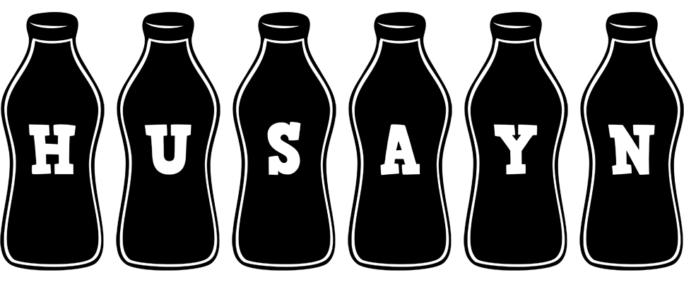 Husayn bottle logo