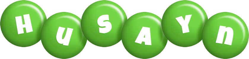Husayn candy-green logo