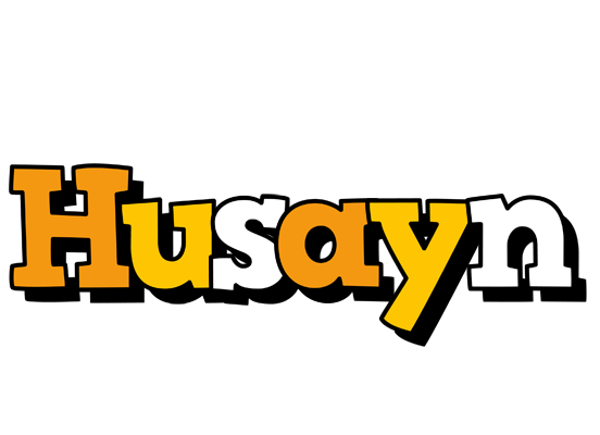 Husayn cartoon logo