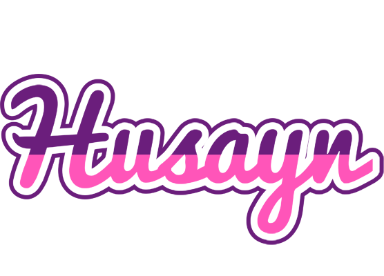 Husayn cheerful logo