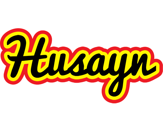Husayn flaming logo