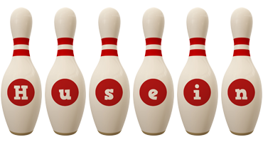Husein bowling-pin logo