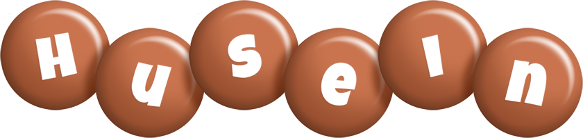 Husein candy-brown logo