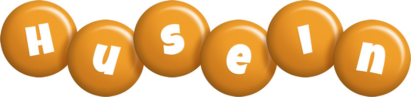 Husein candy-orange logo