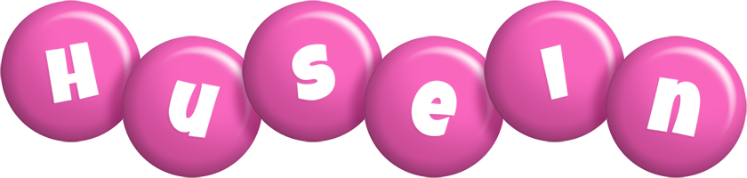 Husein candy-pink logo