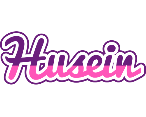 Husein cheerful logo