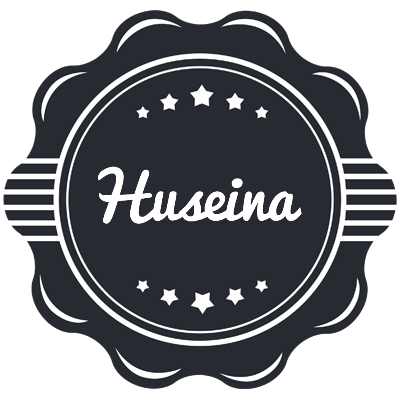 Huseina badge logo