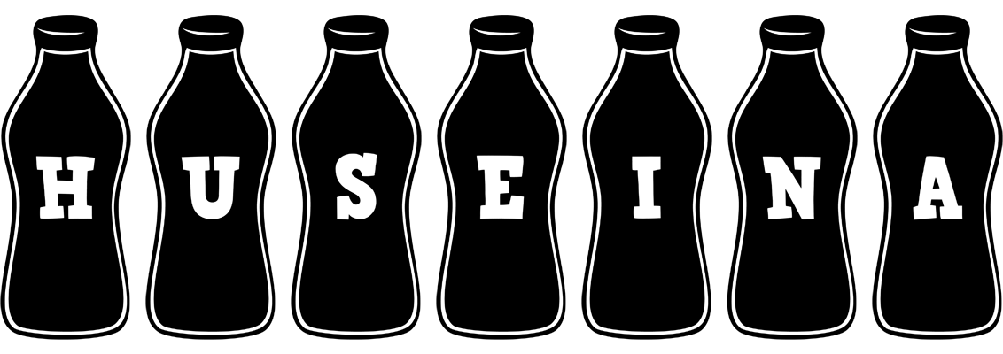Huseina bottle logo