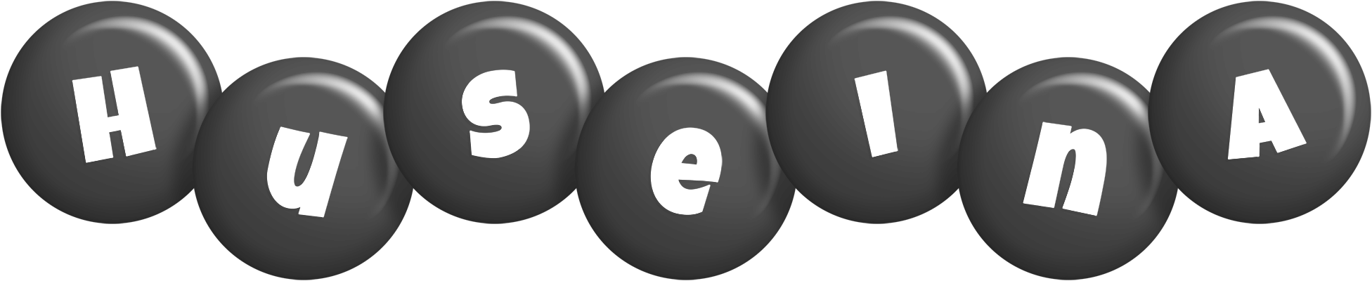 Huseina candy-black logo