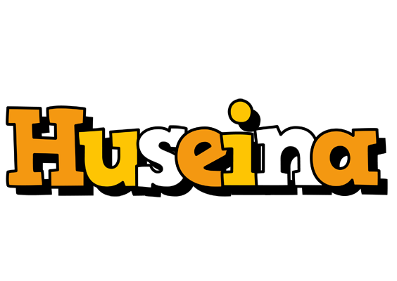 Huseina cartoon logo