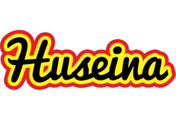 Huseina flaming logo