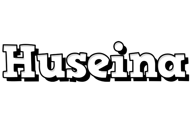 Huseina snowing logo