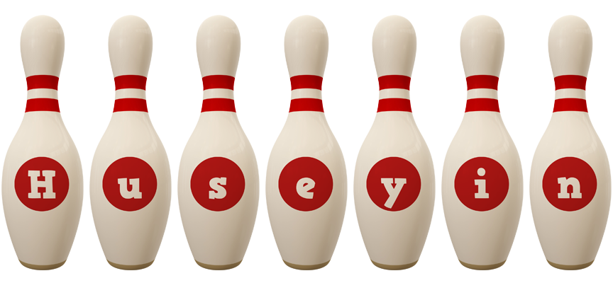 Huseyin bowling-pin logo