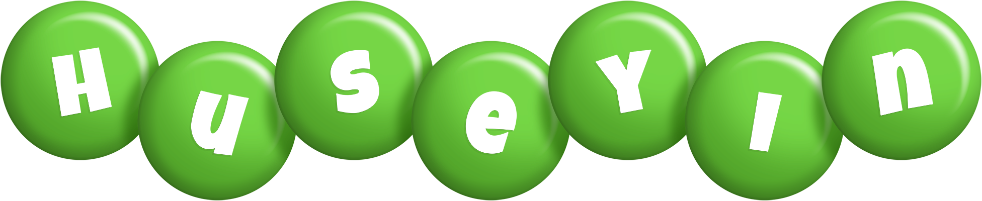 Huseyin candy-green logo