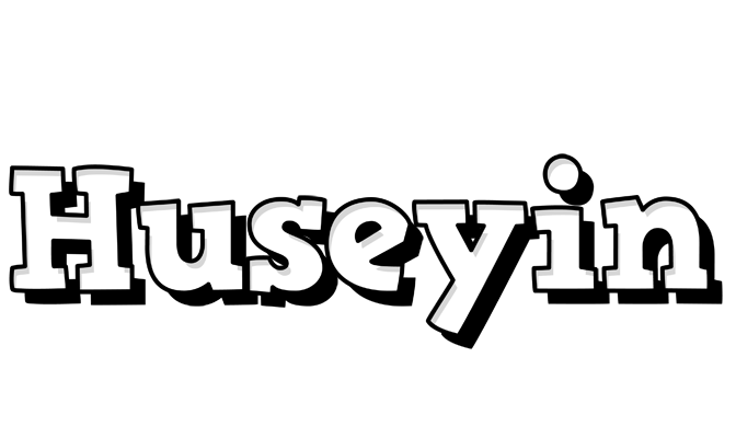 Huseyin snowing logo