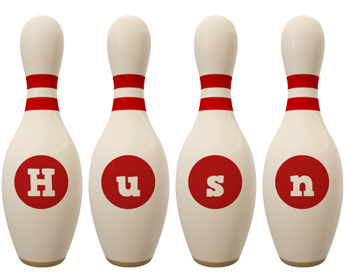 Husn bowling-pin logo
