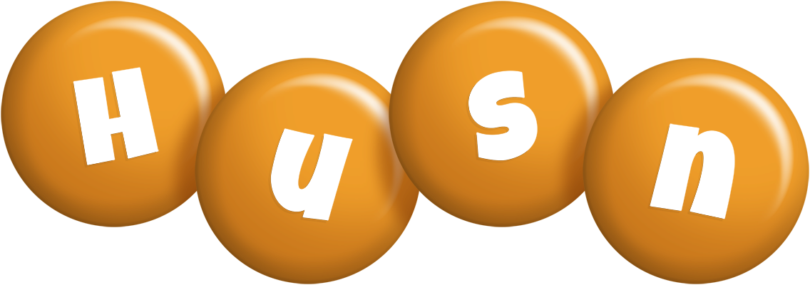 Husn candy-orange logo