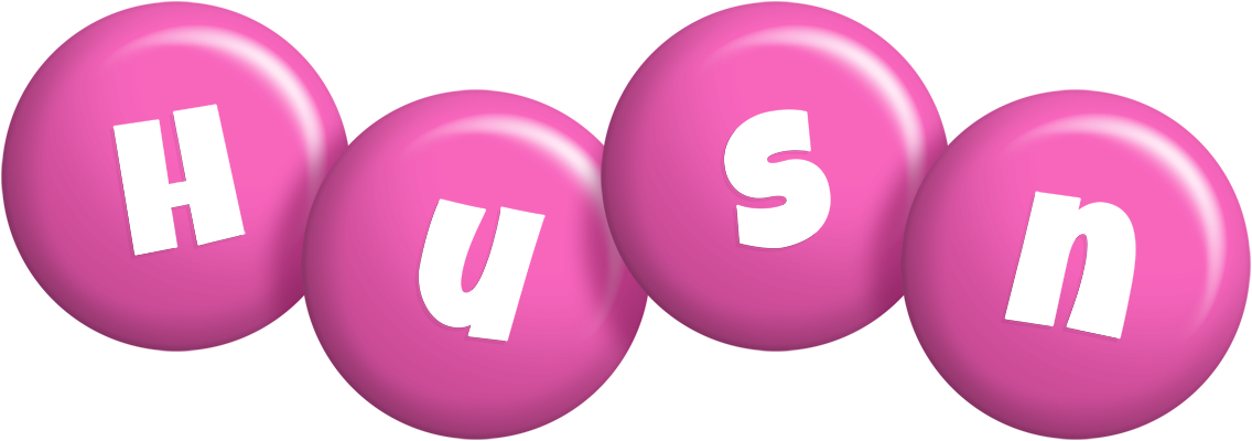 Husn candy-pink logo