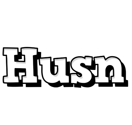 Husn snowing logo