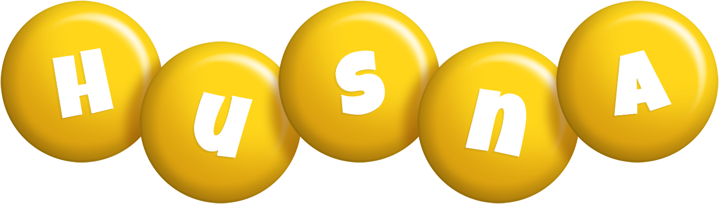 Husna candy-yellow logo