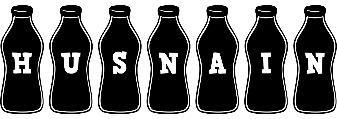 Husnain bottle logo