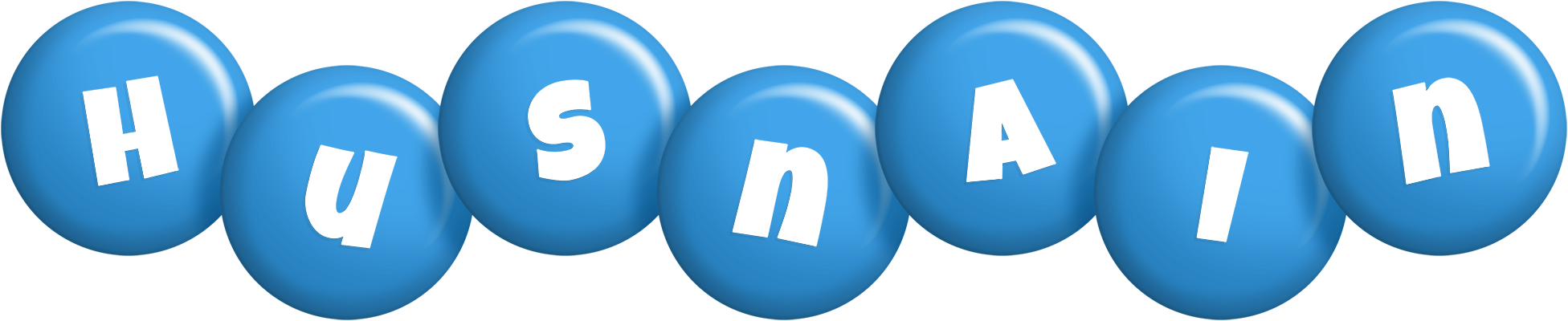 Husnain candy-blue logo