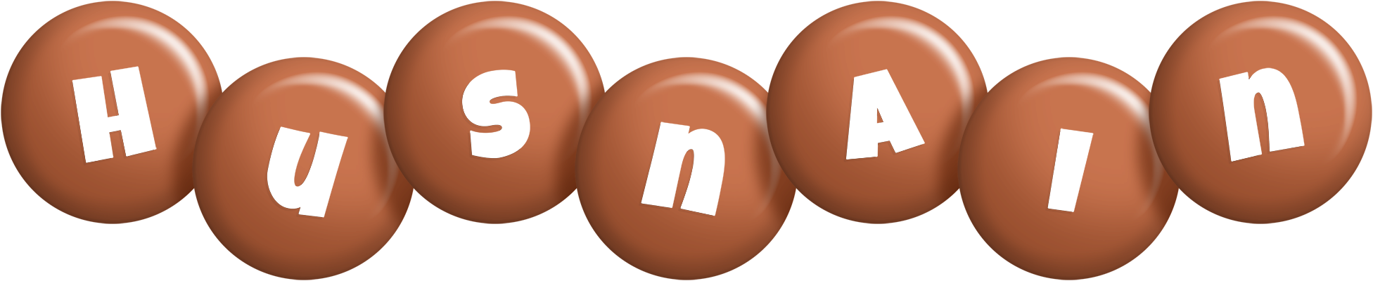 Husnain candy-brown logo