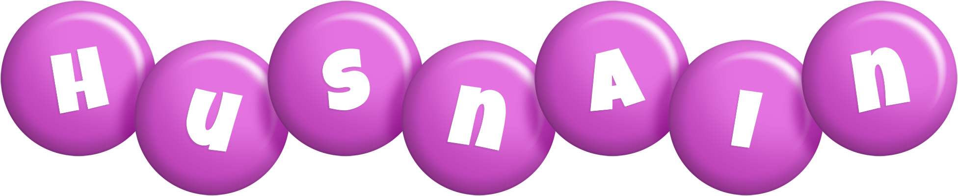 Husnain candy-purple logo