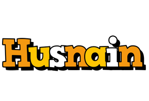 Husnain cartoon logo