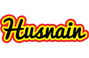 Husnain flaming logo