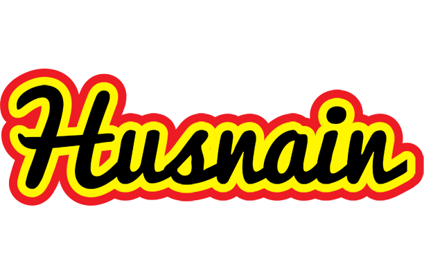 Husnain flaming logo