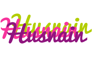 Husnain flowers logo