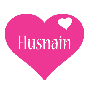 Husnain love-heart logo