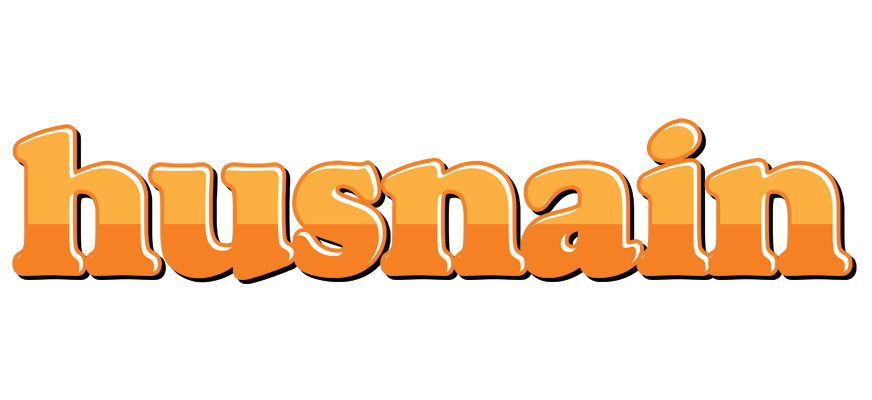 Husnain orange logo