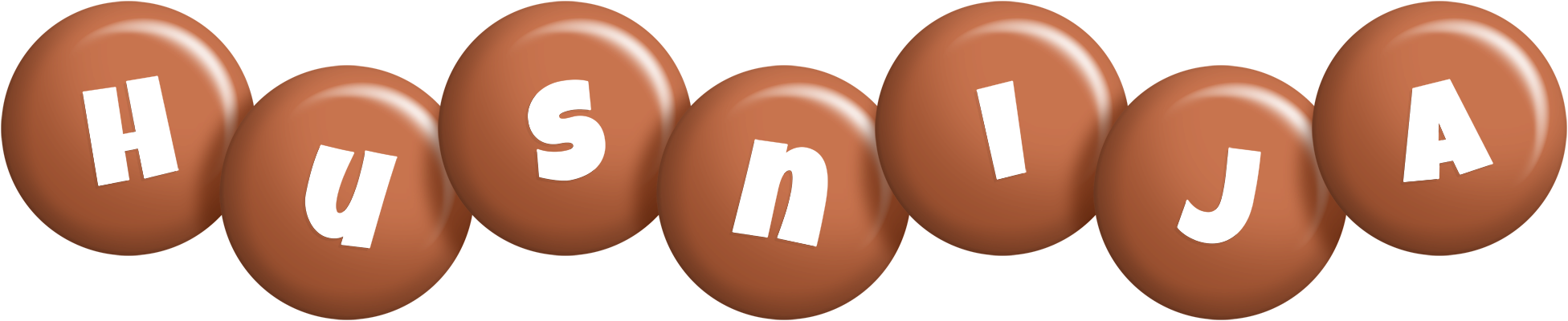 Husnija candy-brown logo