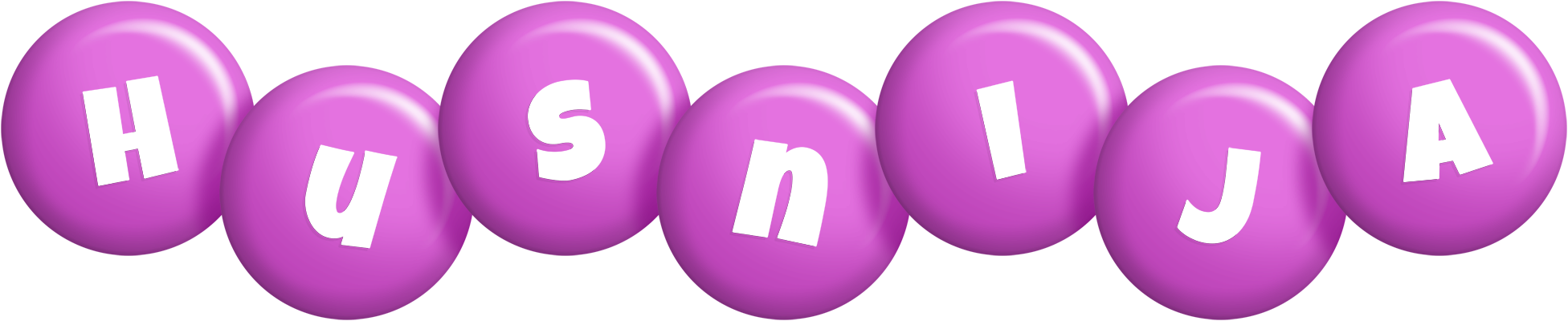 Husnija candy-purple logo