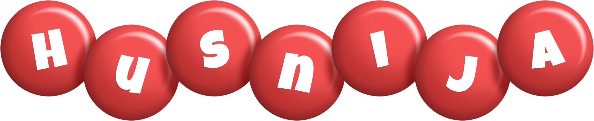 Husnija candy-red logo