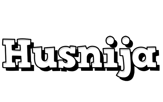 Husnija snowing logo