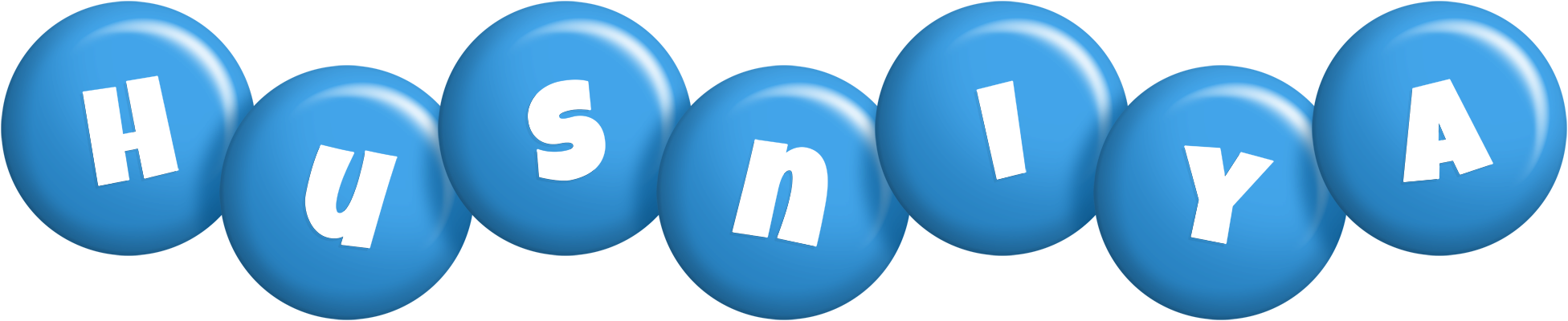 Husniya candy-blue logo