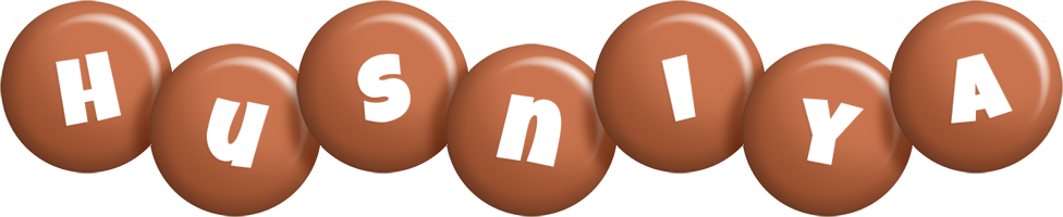 Husniya candy-brown logo